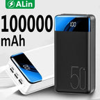 Banco de energía 100.000 mAh | Carga ultrarrápida | Laptop, tablet y smartphone | Compacto y potente