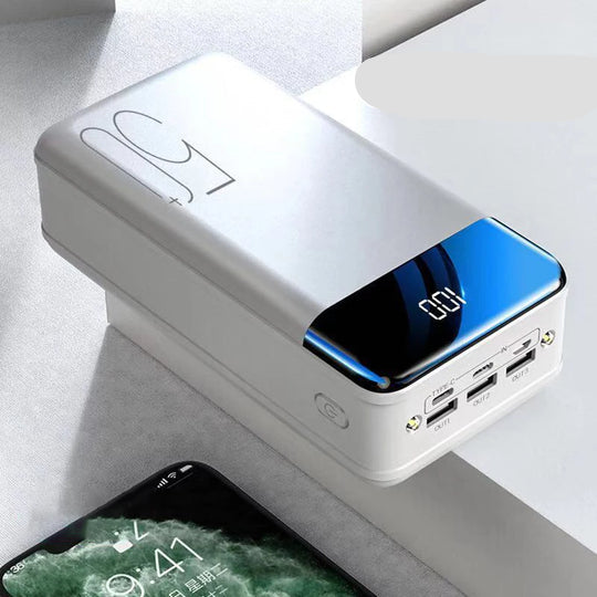 Banco de energía 100.000 mAh | Carga ultrarrápida | Laptop, tablet y smartphone | Compacto y potente
