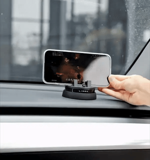 Soporte Móvil Coche | Rotación 360° | Agarre Firme Handsfree