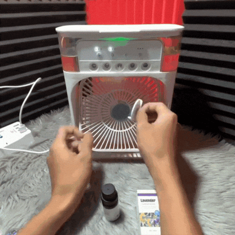 Mini Ice Mist Super Fan Portátil