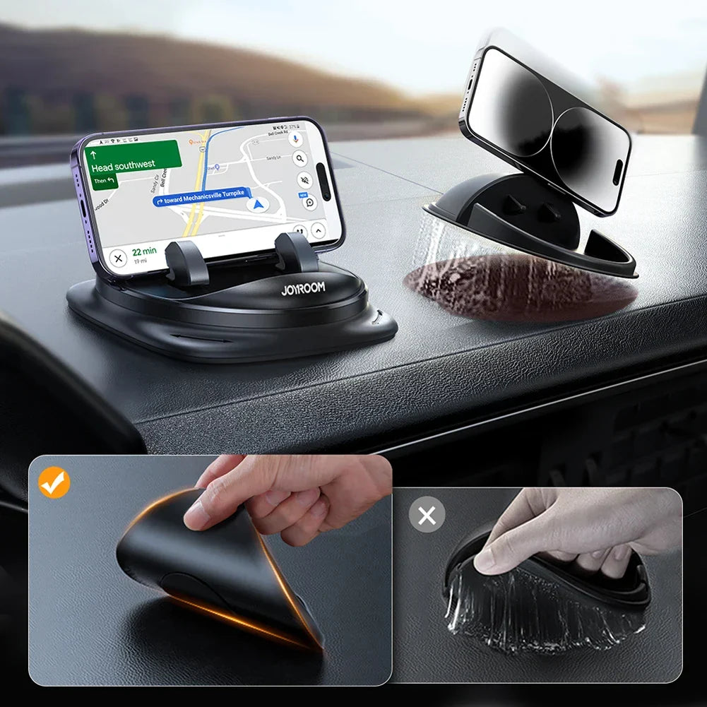 Soporte Móvil Coche | Rotación 360° | Agarre Firme Handsfree