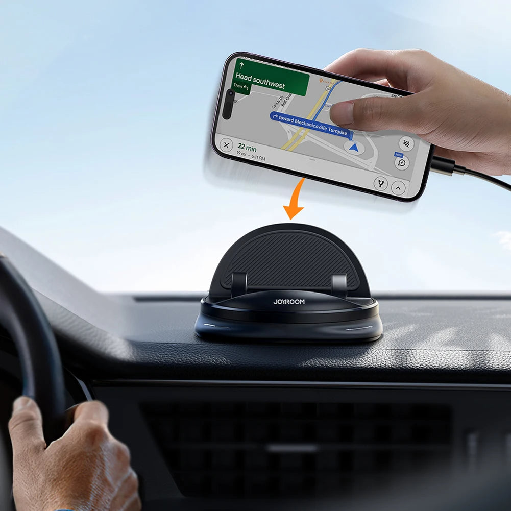 Soporte Móvil Coche | Rotación 360° | Agarre Firme Handsfree