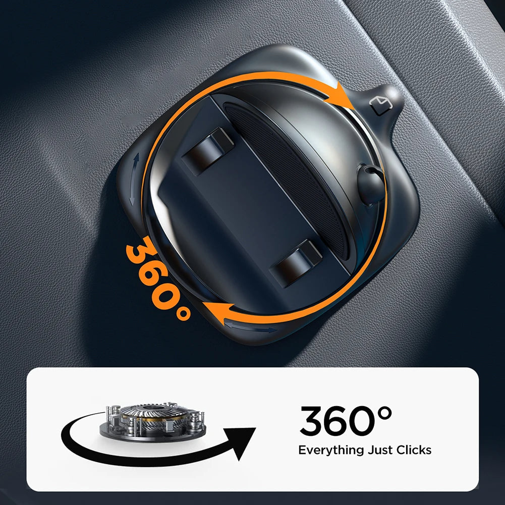 Soporte Móvil Coche | Rotación 360° | Agarre Firme Handsfree